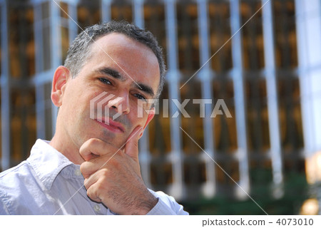 Businessman serious think Businessman serious think 4073010