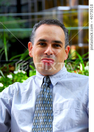 Businessman silly face 4073018
