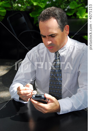 Businessman pda Businessman pda 4075153