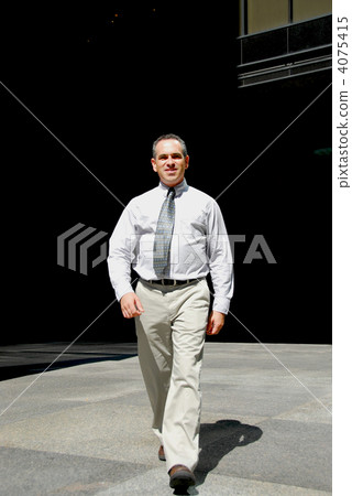 Businessman walk street Businessman walk street 4075415