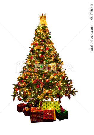 Isolated Christmas tree 4075626
