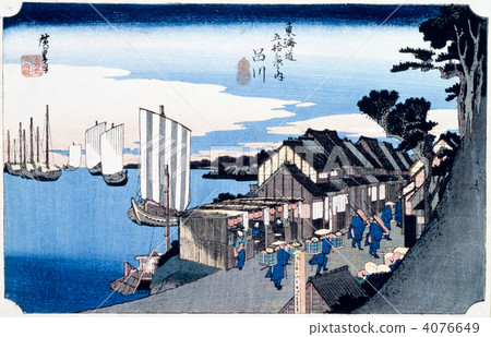 Ukiyo-e Tokaido 50th Shinagawa Shinagawa 4076649