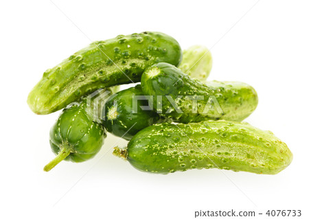 Cucumbers on white Cucumbers on white 4076733