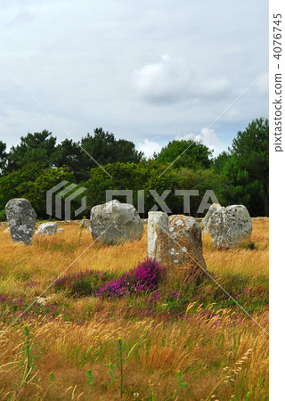 Megalithic monuments in Brittany 4076745