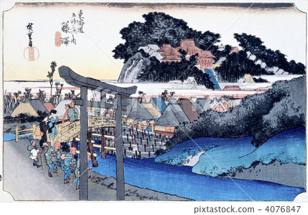 Ukiyo-e Tokaido 52th Fujisawa 4076847