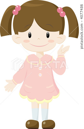 A girl in a dress 4077486