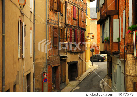 Medieval street in Albi France 4077575