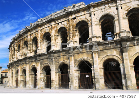 Roman arena in Nimes France Roman arena in Nimes France 4077597