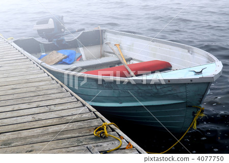 Boat in a fog Boat in a fog 4077750