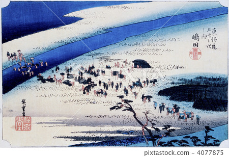 Ukiyo-e Tokaido 50th Shimada Shimada Ukiyo-e Tokaido 50th Shimada Shimada 4077875