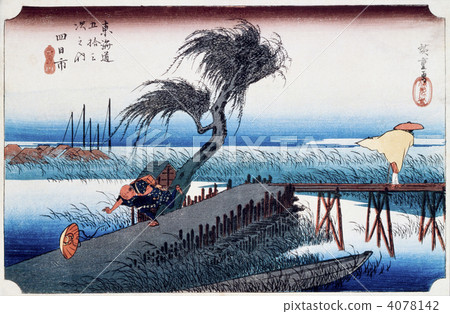 Ukiyo-e Tokaido 52th Yokkaichi Ukiyo-e Tokaido 52th Yokkaichi 4078142