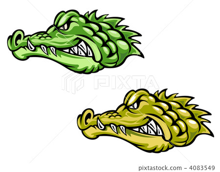 Green and brown crocodiles 4083549