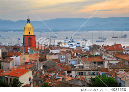 St.Tropez at sunset 4083650