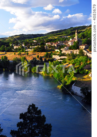 Town of Sisteron in Provence France 4083679