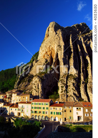 Town of Sisteron in Provence France 4083680