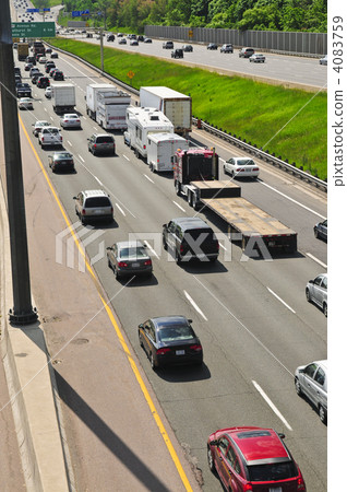 Busy highway 4083759