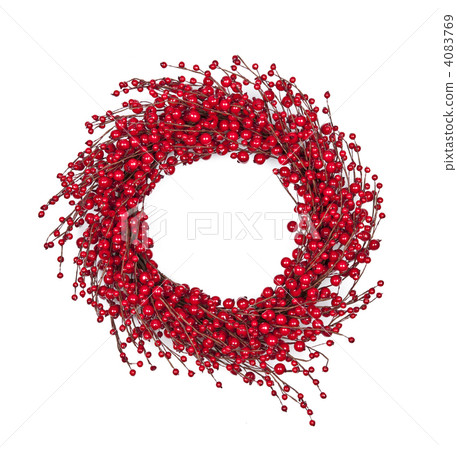 Red Christmas wreath 4083769