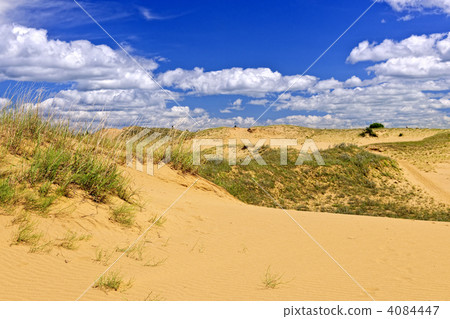 Desert landscape in Manitoba, Canada 4084447