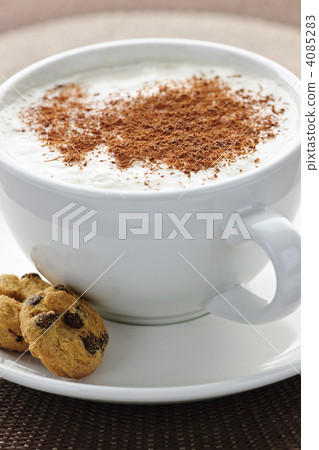 Cappuccino or latte coffee 4085283