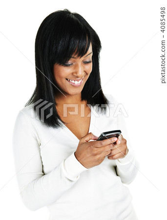 Young woman texting 4085498