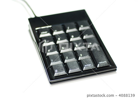 數字鍵盤（黑色） 4088139