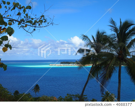 大溪地/波拉波拉島水上小屋12 4088377