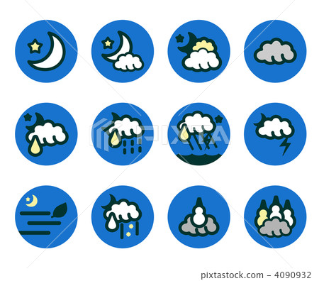 Weather icon _ night _ 001 4090932