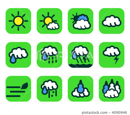 Weather icon _ Lunch _ 007 Weather icon _ Lunch _ 007 4090946