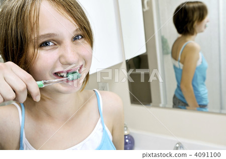 Brushing teeth Brushing teeth 4091100