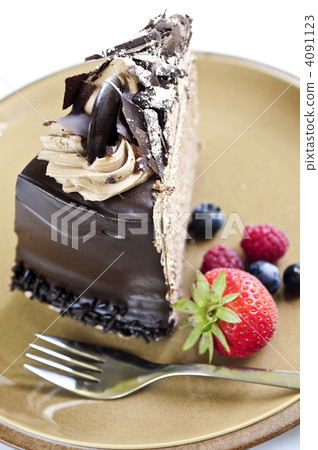 Slice of chocolate cake 4091123