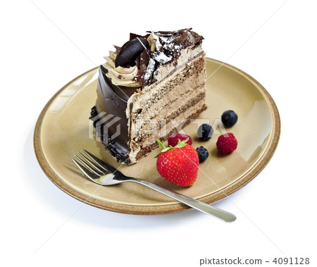 Slice of chocolate cake 4091128