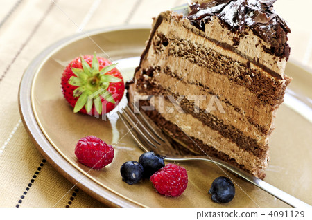 Slice of chocolate cake 4091129