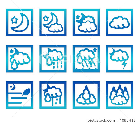 Weather icon _ night _ 021 4091415