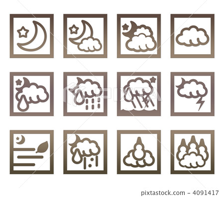 Weather icon _ night _ 022 4091417