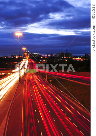 Night traffic Night traffic 4091538