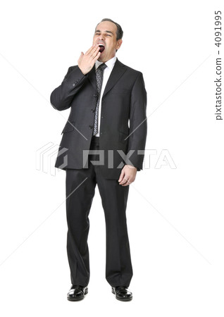 Businessman on white background 4091995