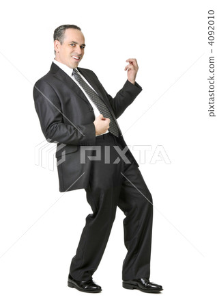 Businessman on white background 4092010