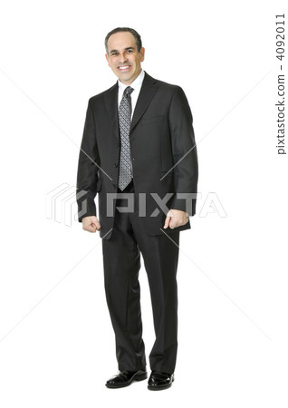 Businessman on white background 4092011