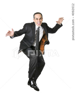 Businessman on white background Businessman on white background 4092012