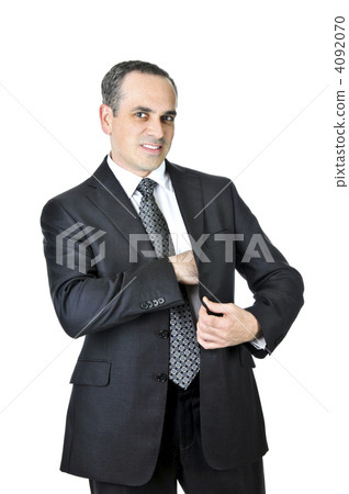 Businessman on white background 4092070