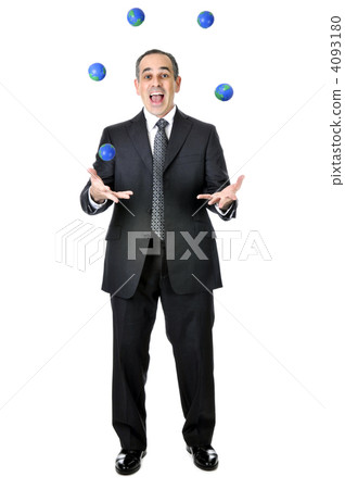 Businessman juggling Businessman juggling 4093180