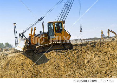 Construction site machines 4093202