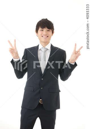 young man wearing a suit 4093333