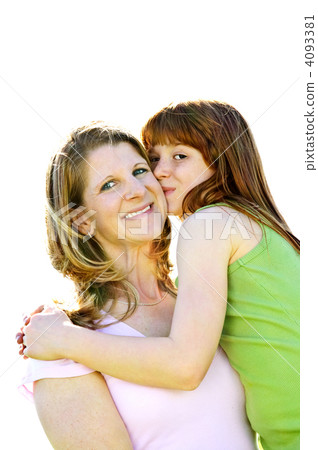 Mother and daughter hugging 4093381