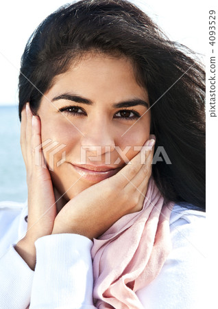 Young native american woman 4093529