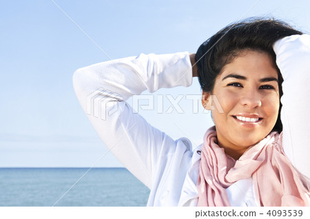 Young native american woman Young native american woman 4093539