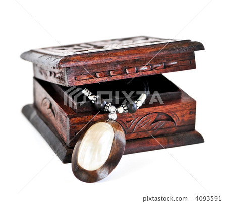 Wooden jewelry box Wooden jewelry box 4093591