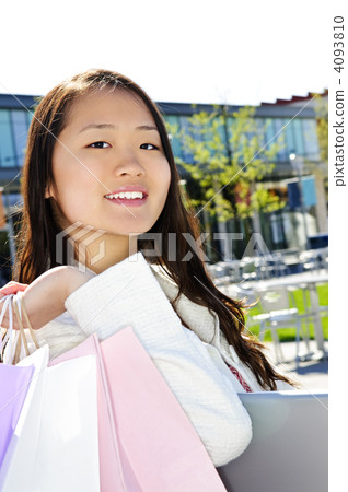 Asian woman shopping 4093810