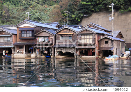 京都府的Ine鎮,Funa的村莊“The Inain Bay Evening Scenery” 京都府的Ine鎮,Funa的村莊“The Inain Bay Evening Scenery” 4094012