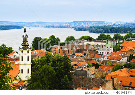 Zemun rooftops in Belgrade 4094174